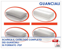Scarica il Catalogo Guanciali Scarica il Catalogo Guanciali